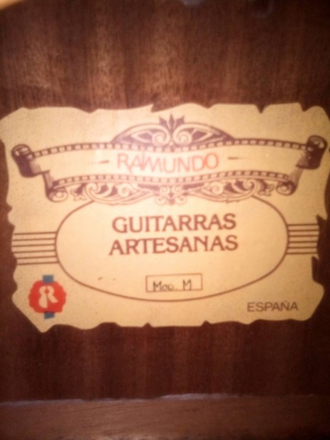 Foundation in Raimundo Artesanas Mod.M Espana Acoustics gitr 