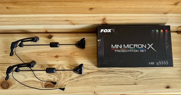 Fox mini micron x 4+1 kapásjelző szett, 2db fox illuminated swinger