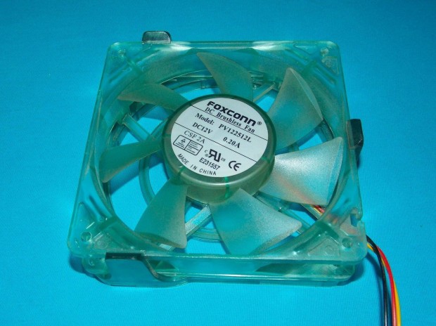 Foxconn PV1225-12L szmtgp cooler, hz ventilltor 120 mm, 12V