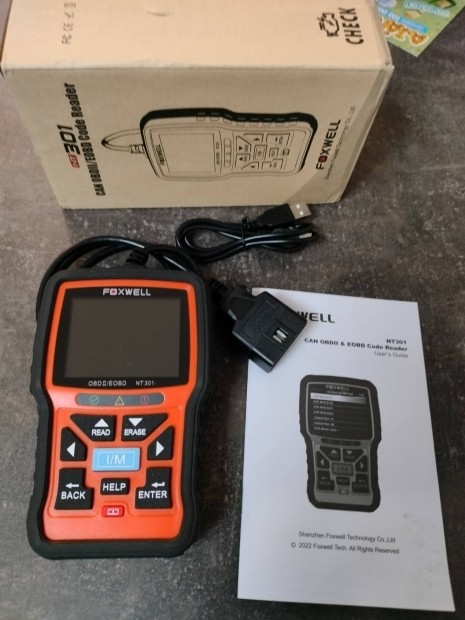 Foxwell NT301 OBD2 autdiagnosztika hibakd olvas s trl j Magyar 