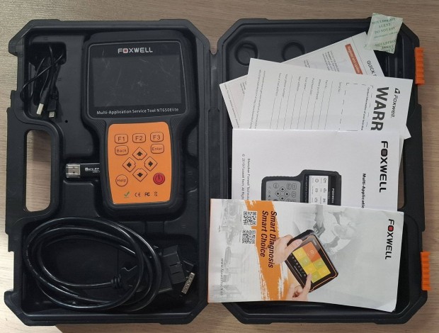 Foxwell NT650 Elite OBD2 autdiagnosztikai eszkz -aktivlva,frisstve