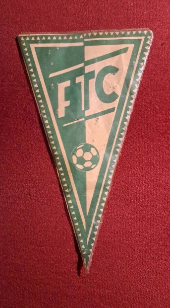 Fradi FTC relikvia busz zszl.21x12 cm