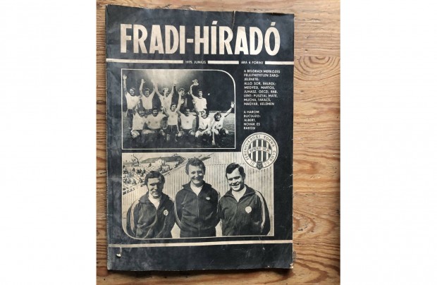 Fradi Hrad 1972-es jsg , Fradi relikvia 3500 Ft