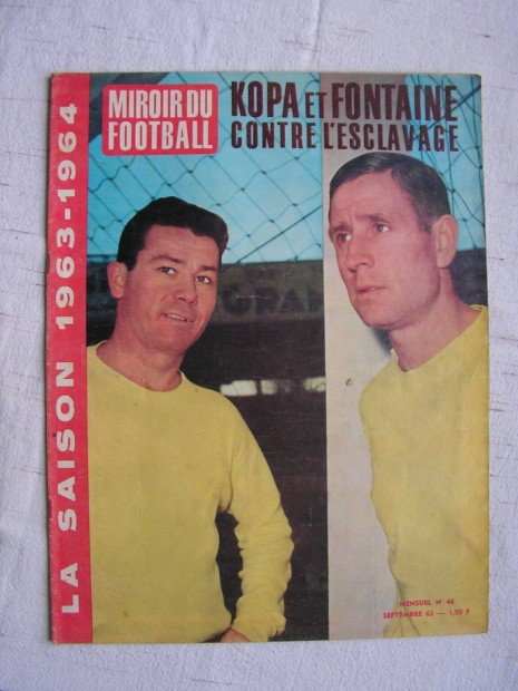 Francia Miroir du football foci hetilap 1963 szept s mrc szm