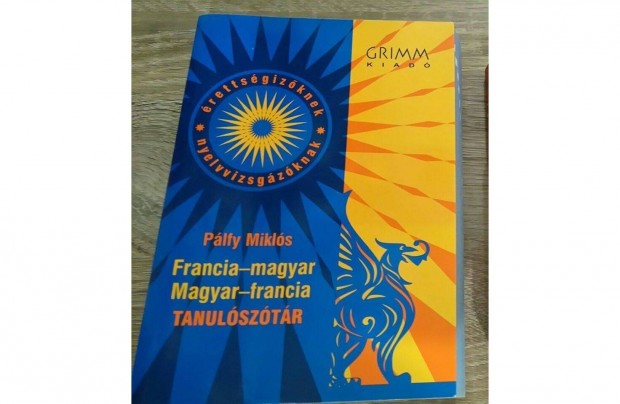 Francia - magyar Magyar - francia tanulószótár eladó!