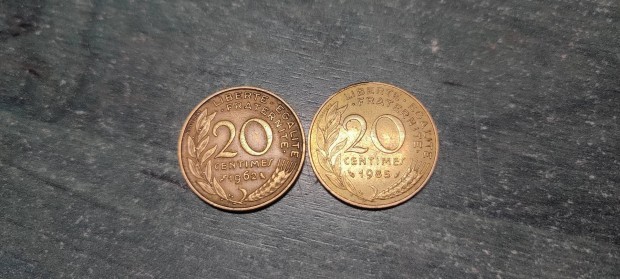 Francia rme 20 centimes | Franciaorszg | 1962 - 2001