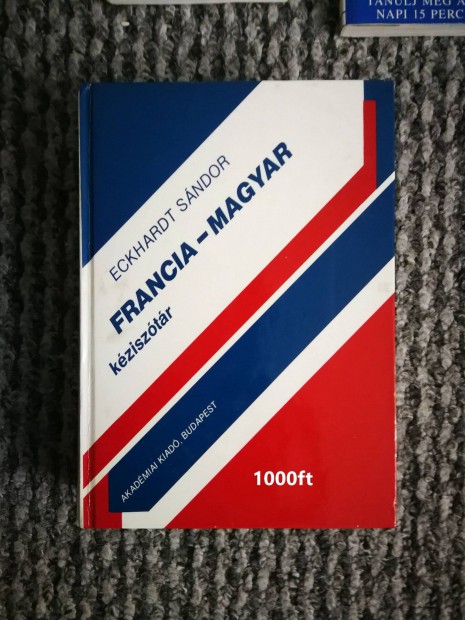 Francia magyar kéziszótár. Megkímélt állapotban