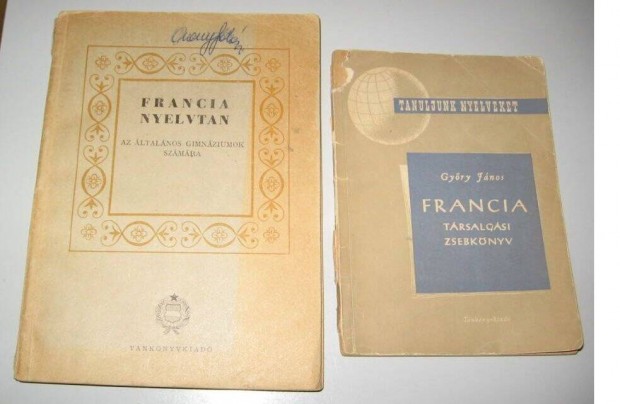 Francia nyelvknyvek: Francia nyelvtan + Francia trsalgsi zsebknyv