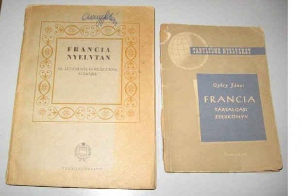 Francia nyelvknyvek: Francia nyelvtan + Francia trsalgsi zsebknyv