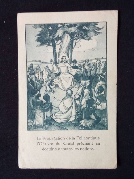 Francia nyelv imalap imaknyvbe val lap, Belgium  1929