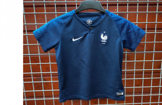 Francia vlogatott eredeti Nike 2018-as gyerek mez (110-116)