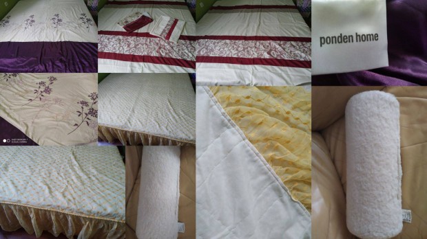 Franciaágyra értékes ágynemű csomag: ágytakaró, takaróhuzatok +ajándék