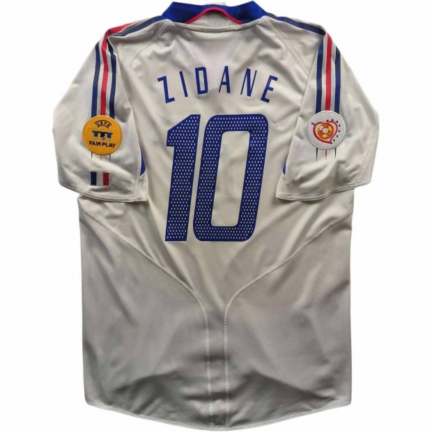 Franciaorszg 2004-06 Adidas vendg Zinedine Zidane foci mez L-es