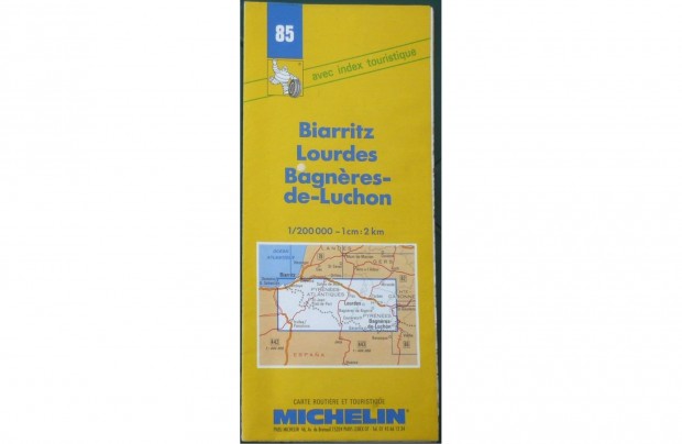 Franciaorszg Michelin 85. trkp Biarritz-Lourdes-Bogneres-de-Luchon