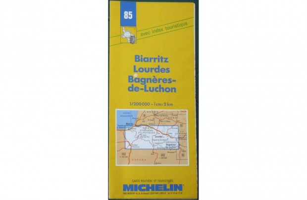 Franciaorszg Michelin 85. trkp Biarritz-Lourdes-Bogneres-de-Luchon