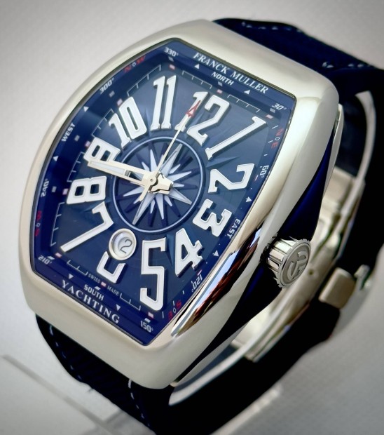 Franck Muller Vanguard Yachting blue dial