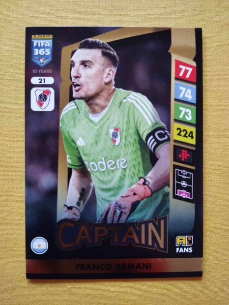 Franco Armani (River Plate) FIFA 365 2025 Captain focis krtya