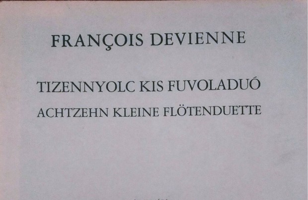 Francois Devienne: 18 kis fuvoladuó