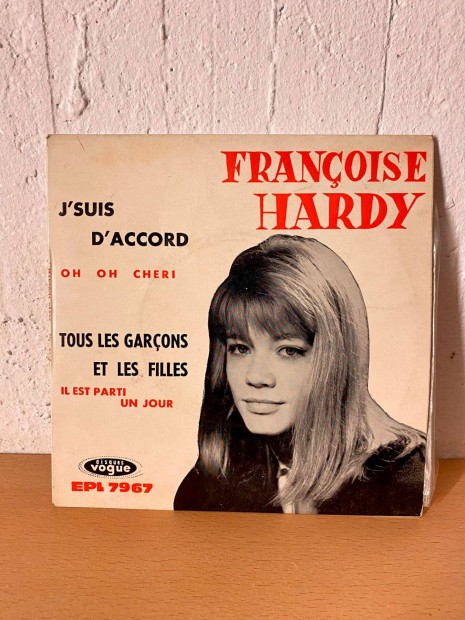 Francoise Hardy bakelit hanglemez