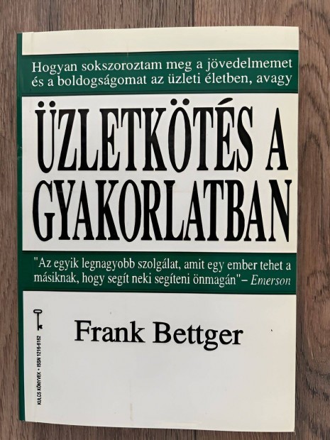 Frank Better Üzletkötés a gyakorlatban