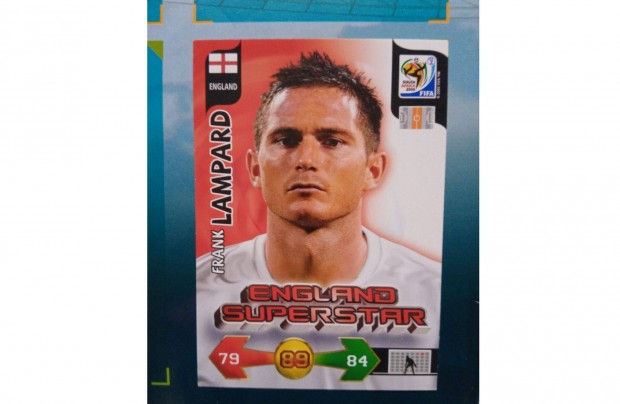 Frank Lampard (Anglia) Panini Fifa World Cup 2010 focis krtya