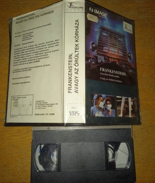 Frankenstein, avagy az rltek krhza - horror vhs