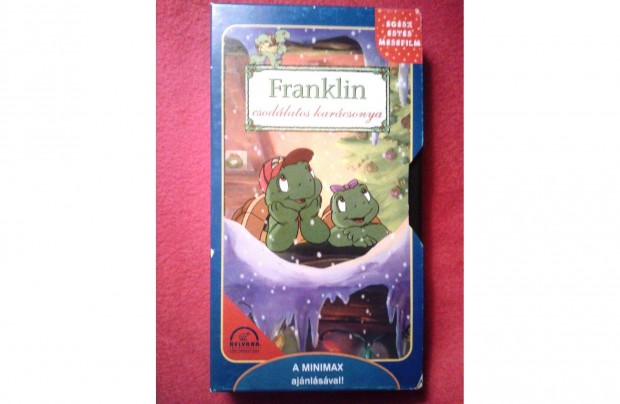 Franklin csodlatos karcsonya VHS kazetta mesefilm