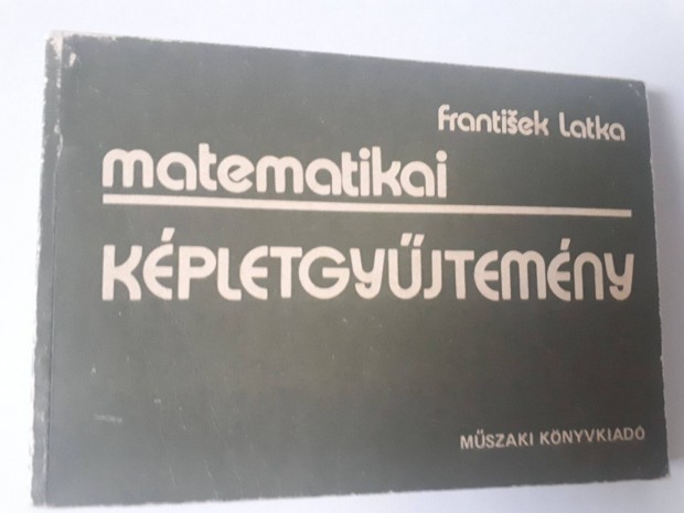 Frantisek Latka: Matematikai kpletgyjtemny