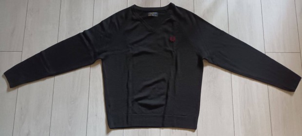 Fred Perry V nyak pulver/jumper - Large - United Kingdom