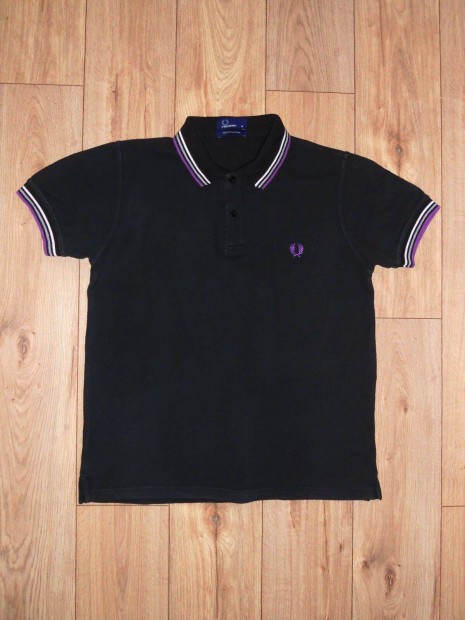 Fred Perry fekete gallros pl (M-es)