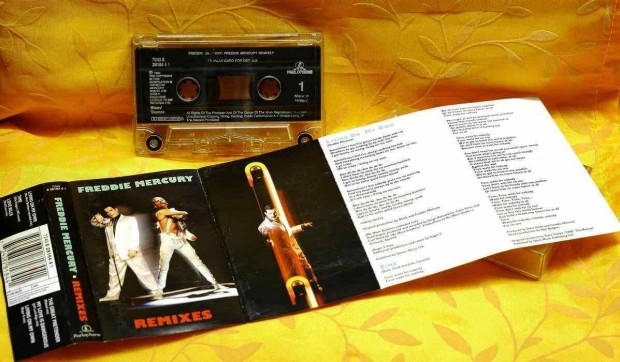 Freddie Mercury Remixes ritkasg kazetta