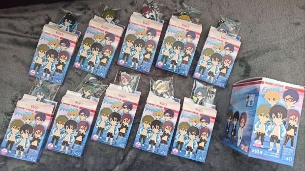 Free! anime manga kulcstart mobildsz szett 10db