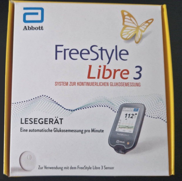 Freestyle Libre 3 olvas + szenzor