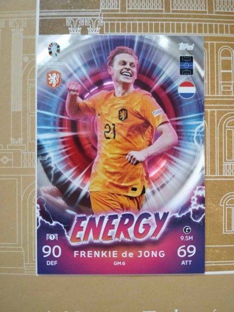 Frenkie de Jong (Hollandia) Energy Euro 2024 krtya