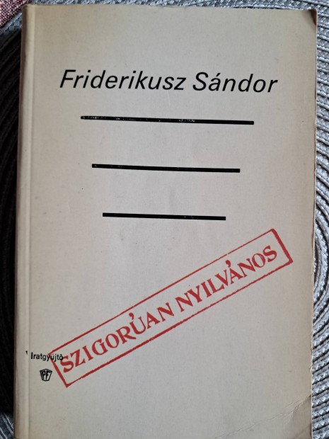 Friderikusz Sndor Szgoran Nyilvnos 