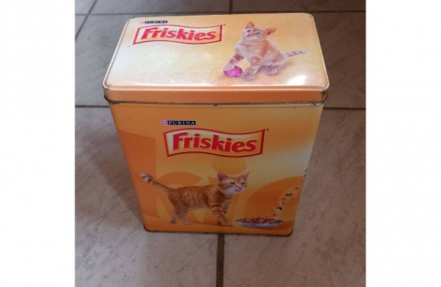 Friskies táptartó 24 x 20 x 13 cm - Újszerű, 2 db