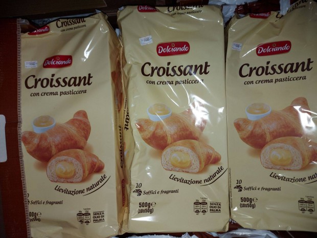 Friss Olasz Croissant 10 darabos Vanilis Krmmel