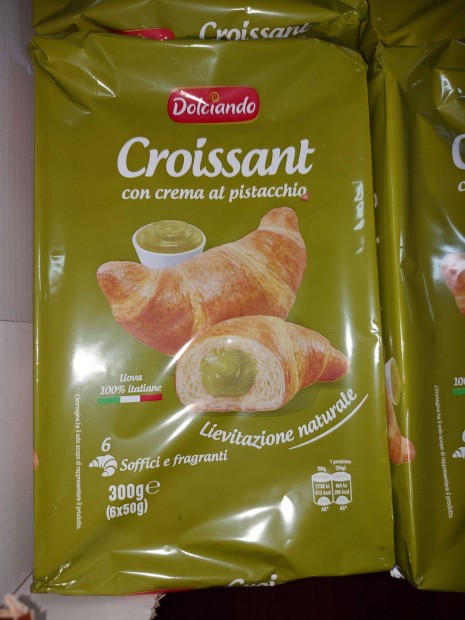 Friss Olasz Pisztcis Croissant 6 darabos kln csomagolt