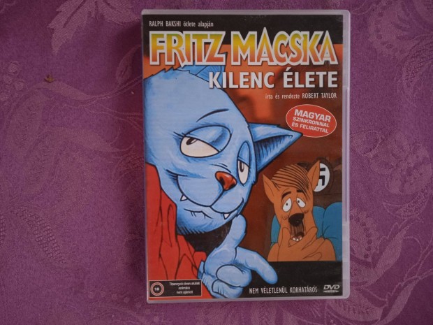 Fritz macska kilenc lete - eredeti DVD