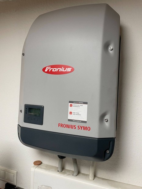 Fronius Symo 5KW 3 fzis Napelem inverter elad