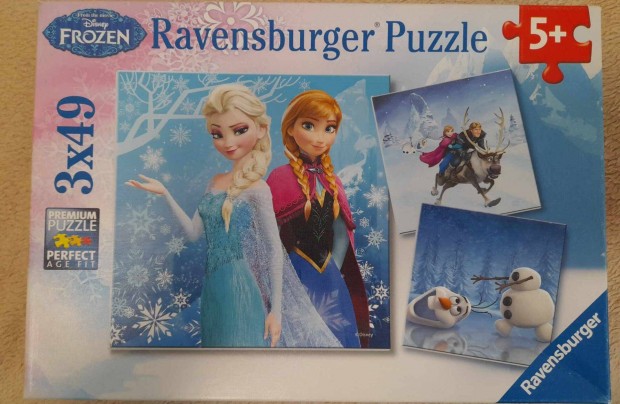 Frozen Ravensburger Puzzle 3*49 db