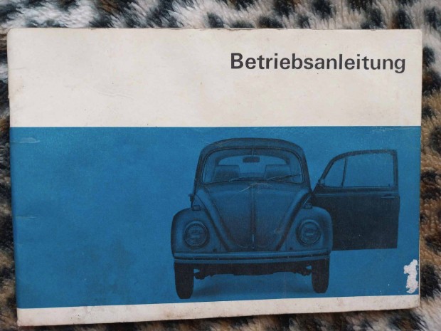 Fggben VW Volkswagen bogr kezelsi tmutat knyv vetern aut