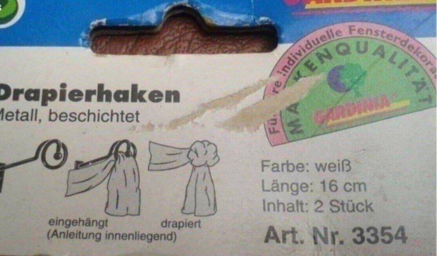 Függöny drapéria tartó fém spirál