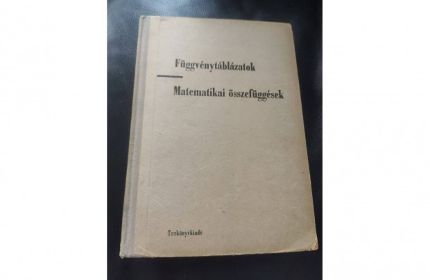 Fggvnytblzatok/ Matematikai sszefggsek