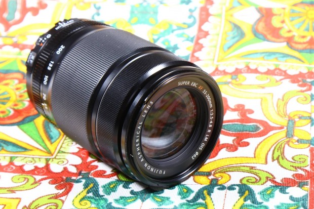 Fuji 55-200mm 3.5-4.8 Fujinon Fujifilm X EBC xf objektv 