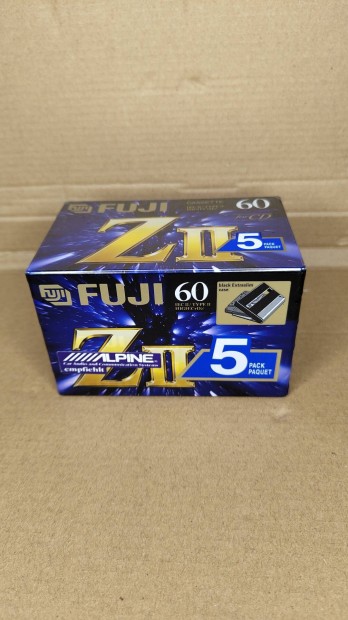 Fuji Zii 60 mi bontatlan króm kazetta 6x5db