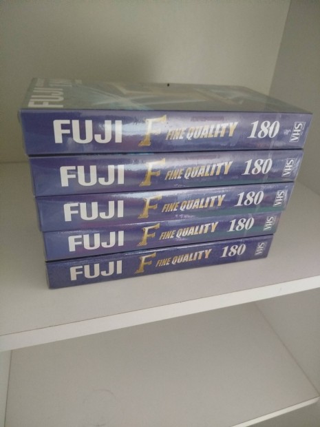 Fuji új bontatlan VHS kazetta 5 db