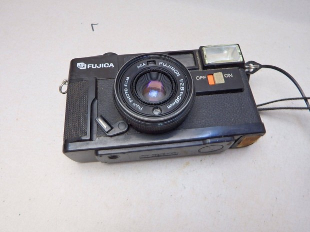 Fujica Auto 5 Camera Retro Fényképezőgép Régi Fujinon 38 MM Objektív
