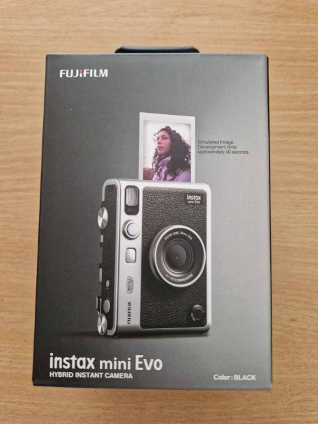 Fujifilm Instax Mini Evo Hybrid Black Digitlis fnykpezgp