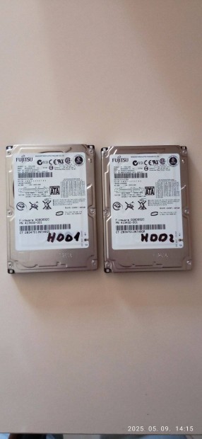 Fujitsu 2.5" SATA 80 GB HDD